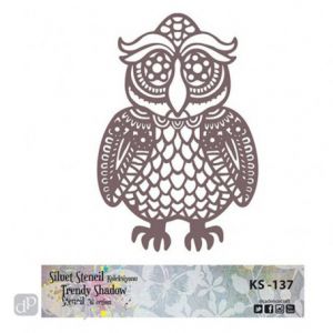 Szablon dpCraft Candence Sowa, 25cm
